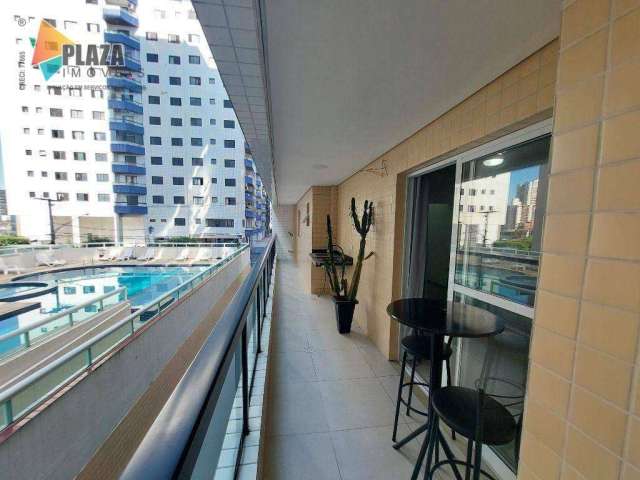 Apartamento para alugar, 55 m² por R$ 2.500,00/mês - Ocian - Praia Grande/SP