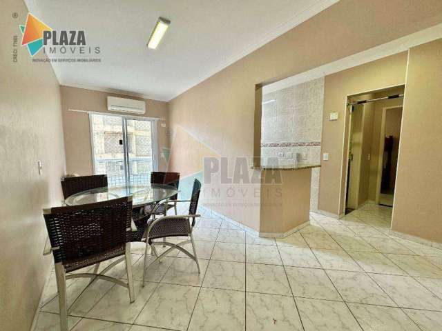 Apartamento com 1 dormitório para alugar, 48 m² por R$ 2.300,00/mês - Canto do Forte - Praia Grande/SP
