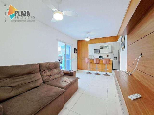 Apartamento para alugar, 103 m² por R$ 4.000,00/mês - Canto do Forte - Praia Grande/SP