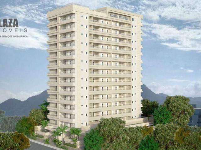 Apartamento com 2 dormitórios à venda, 62 m² por R$ 522.240,00 - Vila Guilhermina - Praia Grande/SP