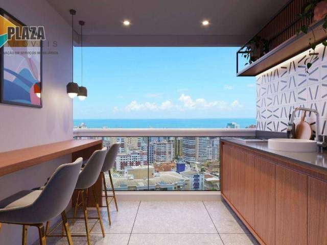 Apartamento com 2 dormitórios à venda, 73 m² por R$ 507.420 - Guilhermina - Praia Grande/SP