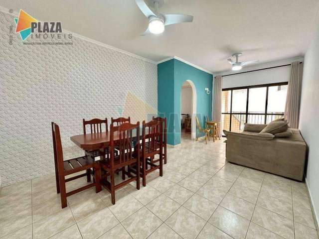 Apartamento com 2 dormitórios para alugar, 76 m² por R$ 3.000,00/mês - Aviação - Praia Grande/SP