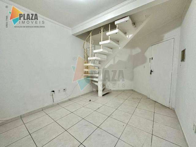 Casa com 2 dormitórios para alugar, 75 m² por R$ 2.500,00/mês - Canto do Forte - Praia Grande/SP