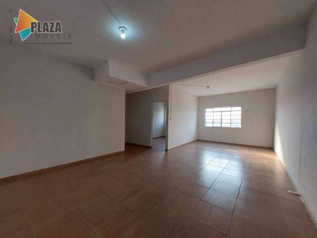 Sala para alugar, 95 m² por R$ 1.600,00/mês - Aviação - Praia Grande/SP