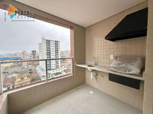 Apartamento com 2 dormitórios para alugar, 63 m² por R$ 3.500,00/mês - Aviação - Praia Grande/SP