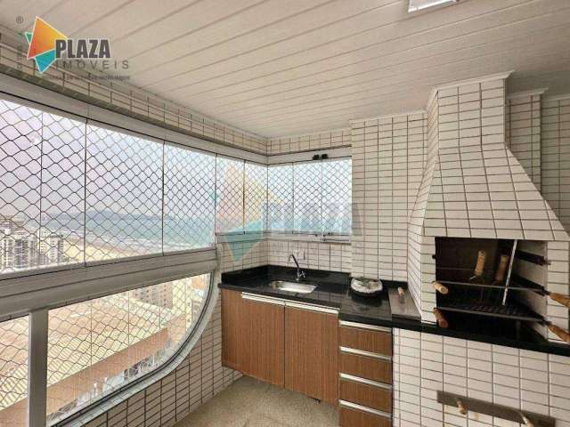 Apartamento com 3 dormitórios à venda, 136 m² por R$ 1.200.000,00 - Aviação - Praia Grande/SP