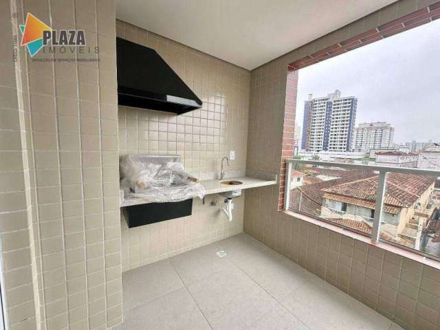 Apartamento com 2 dormitórios para alugar, 63 m² por R$ 3.500,00/mês - Aviação - Praia Grande/SP