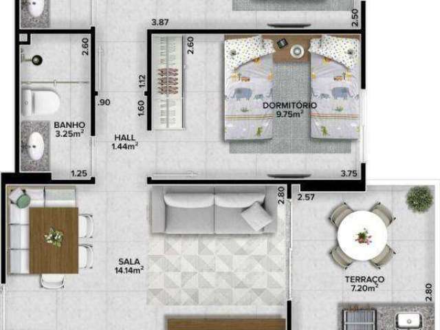 Apartamento com 2 dormitórios à venda, 72 m² por R$ 499.000,00 - Canto do Forte - Praia Grande/SP