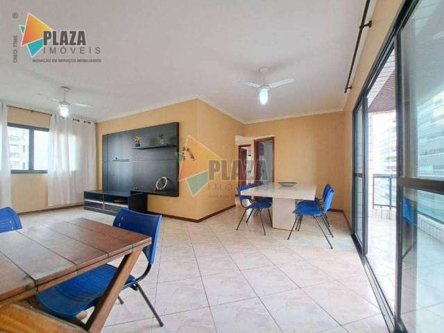 Apartamento para alugar, 137 m² por R$ 5.000,02/mês - Canto do Forte - Praia Grande/SP