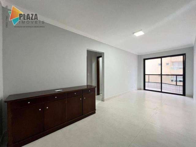 Apartamento com 2 dormitórios para alugar, 84 m² por R$ 3.000,00/mês - Vila Guilhermina - Praia Grande/SP