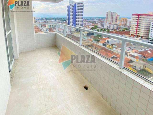 Apartamento 1 dormitório com 1 suíte à venda, 59 m² por R$ 405.000 - Aviação - Praia Grande/SP