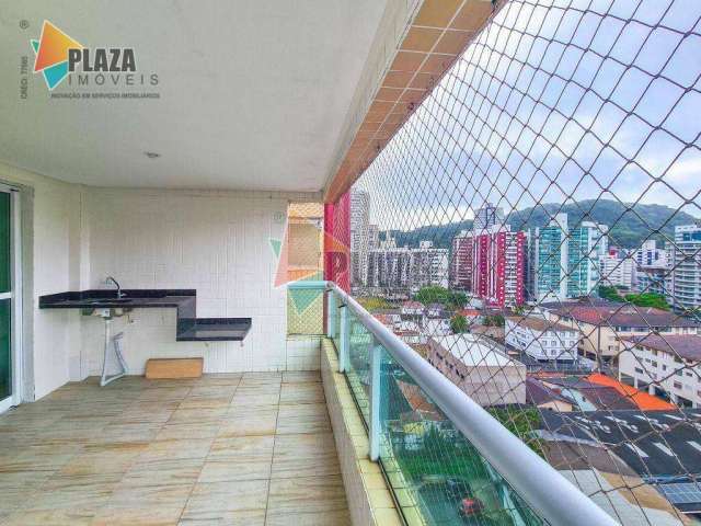 Apartamento 3 dormitórios com 2 suítes  à venda, 112 m² por R$ 760.000 - Canto do Forte - Praia Grande/SP