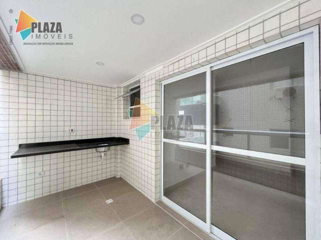 Apartamento com 1 dormitório para alugar, 50 m² por R$ 2.100,01/mês - Caiçara - Praia Grande/SP