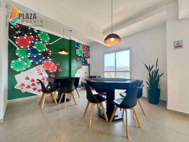 Apartamento com 3 dormitórios à venda, 100 m² por R$ 665.000,00 - Aviação - Praia Grande/SP