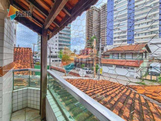 Sobrado 2 dormitórios com 2 suítes 150 metros da praia à venda, 115 m² por R$ 620.000 - Guilhermina - Praia Grande/SP