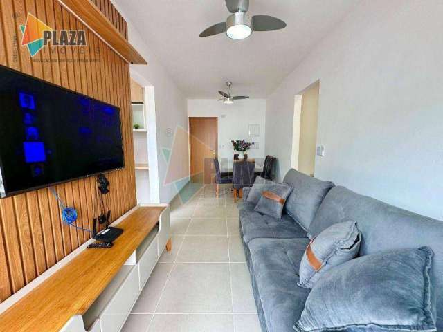 Apartamento com 2 dormitórios para alugar, 62 m² por R$ 3.500,00/mês - Canto do Forte - Praia Grande/SP