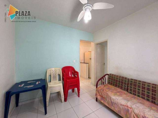 Apartamento com 1 dormitório para alugar, 68 m² por R$ 1.500,00/mês - Canto do Forte - Praia Grande/SP