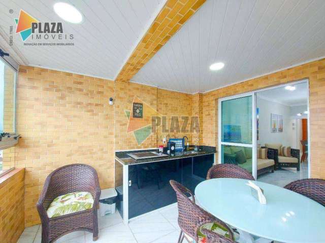 Apartamento 2 dormitórios com 1 suíte à venda, 89 m² por R$ 530.000 - Caiçara - Praia Grande/SP