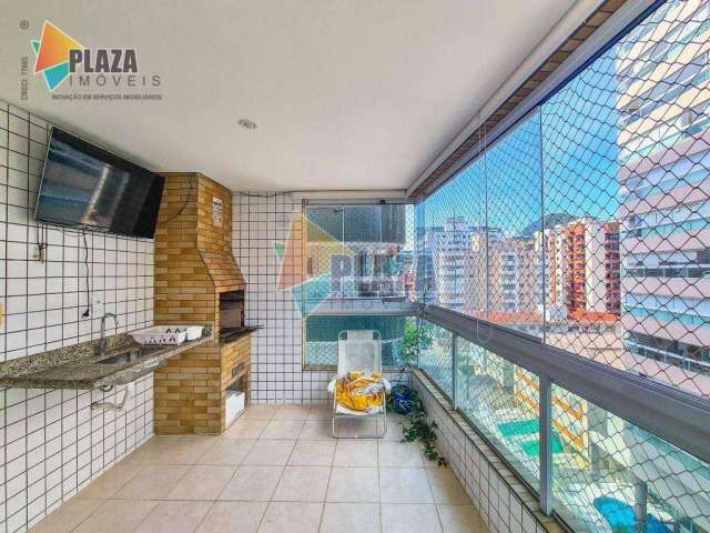 Apartamento 3 dormitórios com 1 suíte à venda, 113 m² por R$ 840.000 - Canto do Forte - Praia Grande/SP