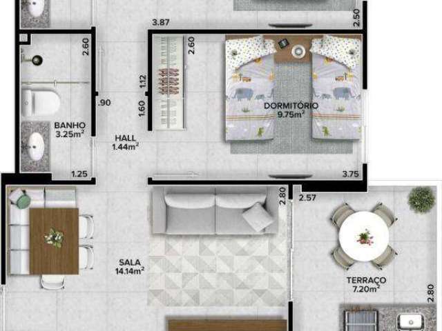 Apartamento com 2 dormitórios à venda, 72 m² por R$ 657.000,00 - Canto do Forte - Praia Grande/SP