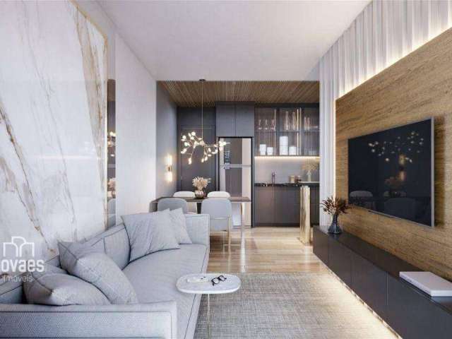 Apartamento com 2 dormitórios à venda, 53 m² por R$ 431.699,92 - Anita Garibaldi - Joinville/SC