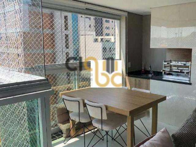 Apartamento 102 m² à venda Bairro Jardim ,Santo André/SP, 2 suítes, 2 vagas, sacada com churrasqueira, lazer com piscina