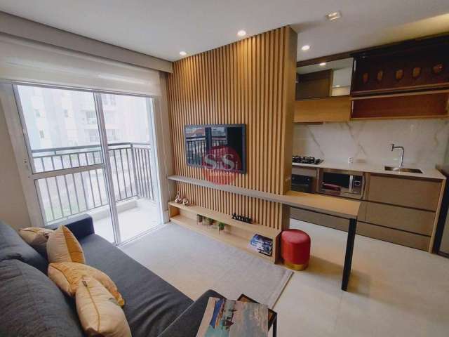 Apartamento 46,21 m²  Campaestre Santo André SP, 2 quartos, banheiro social, sacada  1 vaga , lazer completo