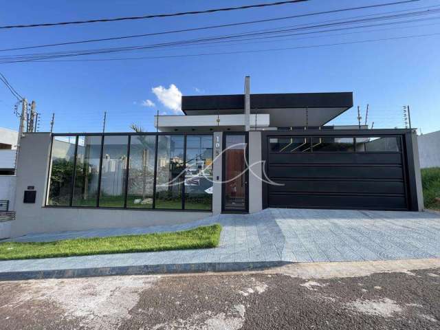 Casa à venda no Jd. Cidade Monções em Maringá/PR com 256,30m² de construção e 3 suítes