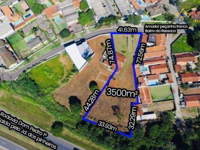 Terreno à venda, 35000 m² por R$ 2.800.000,00 - Ressaca - Atibaia/SP