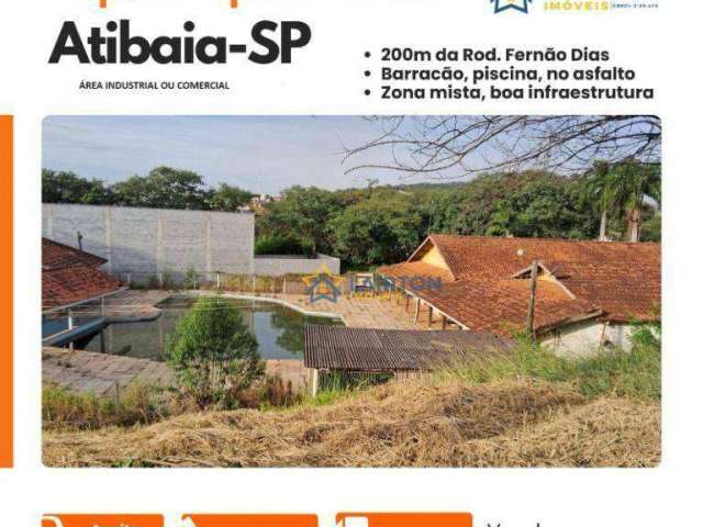 Oportunidade Única em Atibaia! Terreno INDUSTRIAL à Venda ??