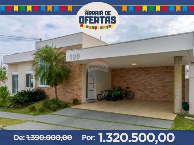 Maravilhosa Casa Térrea - Itupeva/SP - Residencial Phytus - 3 quartos (1 Suíte) - R$ 1.320.500,00