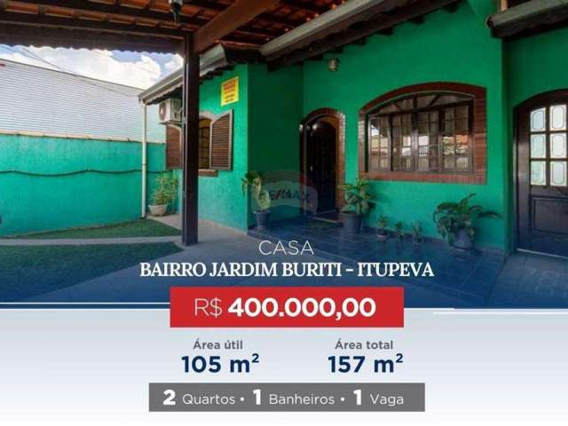 Casa Térrea, 2 quartos à venda em Itupeva - Jardim Buriti - R$ 400.000,00