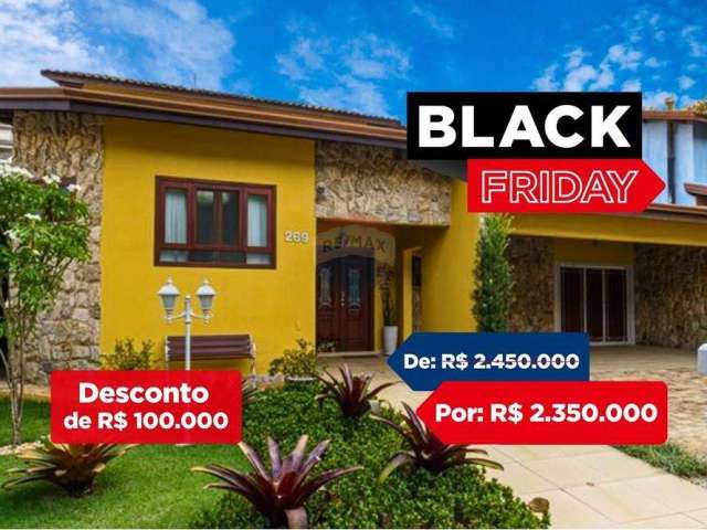 Casa à venda em Jundiaí/SP - Portal do Paraiso ll - 4 Quartos - R$ 2.350.000,00