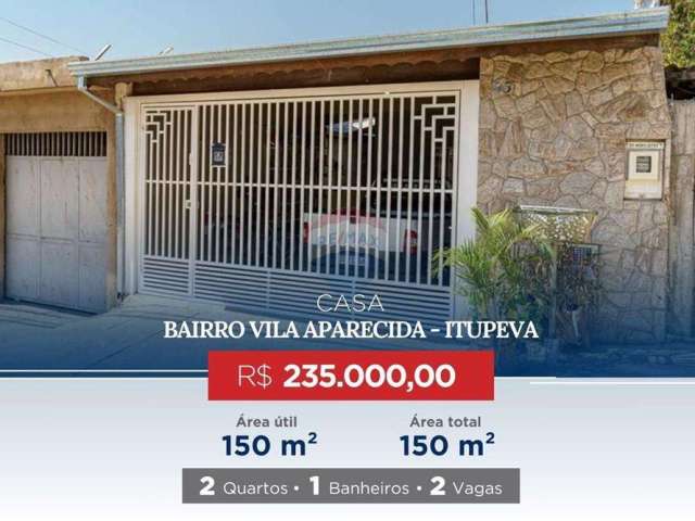 Casa à Venda em Itupeva - Vila Aparecida - R$ 235.000,00