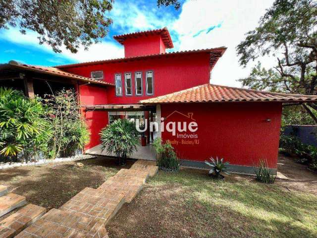 Casa com 4 dormitórios à venda, 356 m² por R$ 3.800.000,00 - Geribá - Armação dos Búzios/RJ