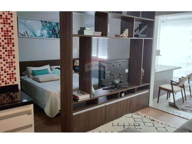 Apartamento Studio Mobiliado Campo Belo 35m2 1 vaga