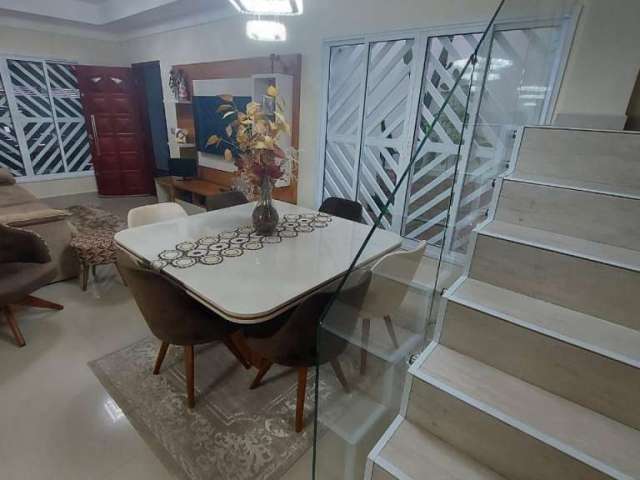 Sobrado com 3 dormitórios à venda, 109 m² por R$ 950.000,00 - Boqueirão - Praia Grande/SP