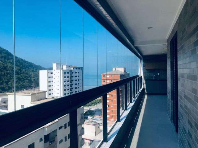 Apartamento com 3 dormitórios para alugar, 120 m² por R$ 7.700,02/mês - Canto do Forte - Praia Grande/SP