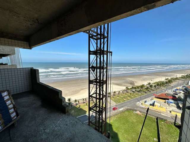 Vista mar! Financiamento direto, 02 dorm c/ suíte, 02 vagas. Alto padrão, Caiçara - Praia Grande