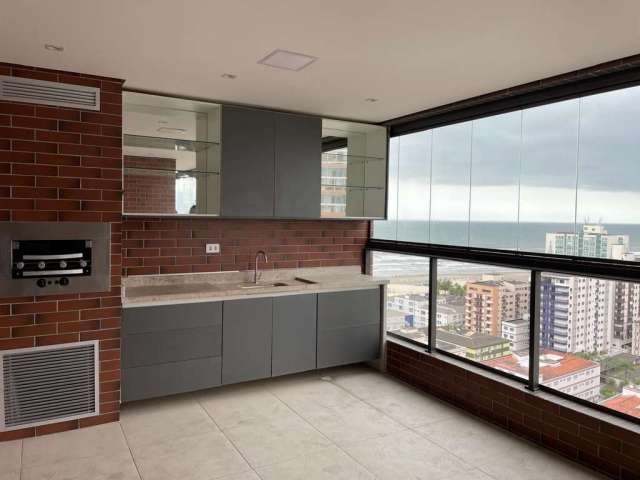 Apartamento com 3 dormitórios à venda, 145 m² por R$ 1.600.000,00 - Vila Guilhermina - Praia Grande/SP