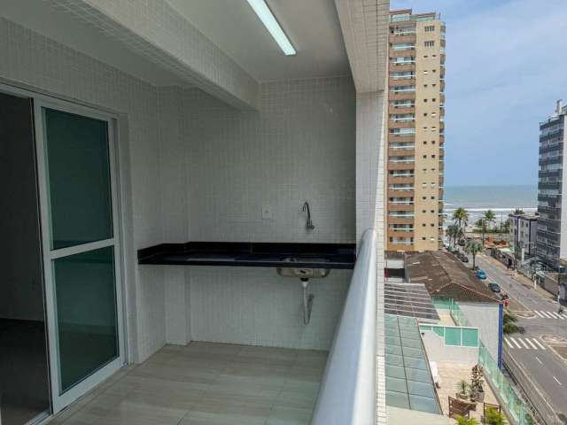 Apartamento frente ao mar na Vila Caiçara