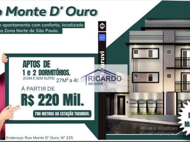 Apartamento com 1 dormitório à venda - Tucuruvi (Zona Norte) - São Paulo