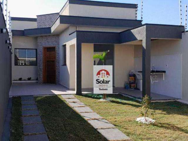 Casa com 2 dormitórios à venda, 74 m² por R$ 405.000,00 - Areão - Taubaté/SP