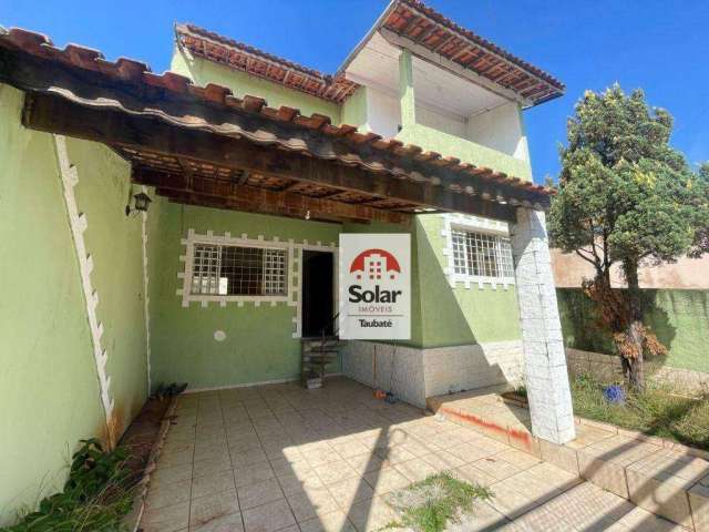 Casa com 5 dormitórios para alugar, 156 m² por R$ 2.060,00/mês - Residencial Estoril - Taubaté/SP