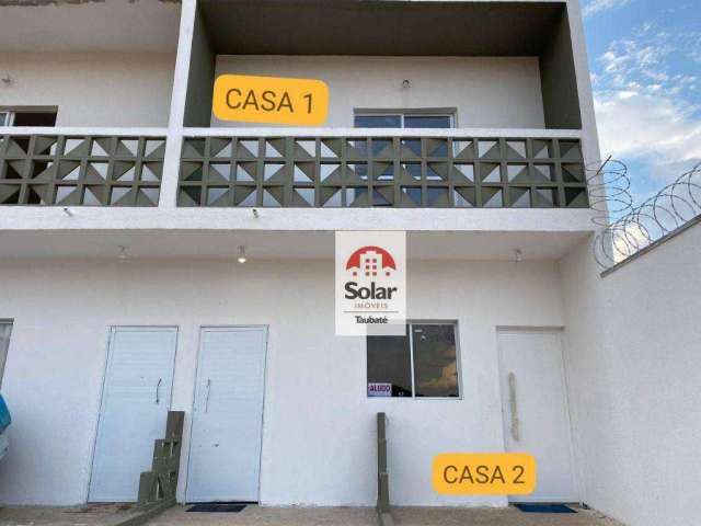 Casa com 3 dormitórios para alugar, 75 m² por R$ 1.300,00/mês - Loteamento Jardim Belle Ville - Taubaté/SP