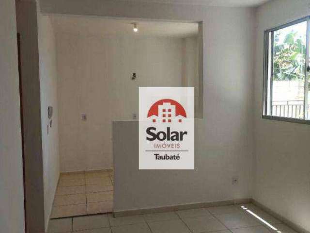 Apartamento com 2 dormitórios para alugar, 45 m² por R$ 1.318,81/mês - Jardim Gurilândia - Taubaté/SP