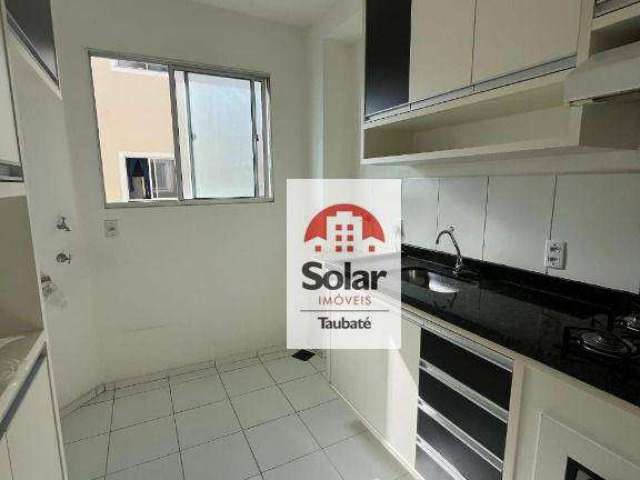 Apartamento com 2 dormitórios para alugar, 48 m² por R$ 1.300,00/mês - Parque Senhor do Bonfim - Taubaté/SP