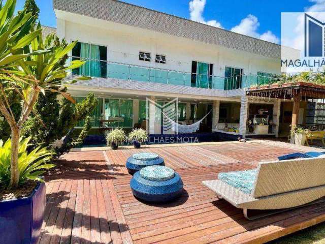 Casa Alphaville Fortasleza com 4 dormitórios à venda, 400 m² por R$ 5.700.000 - Cararu - Eusébio/CE