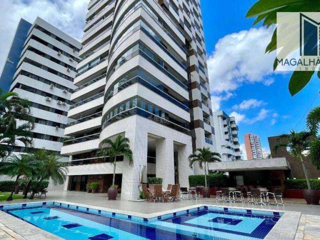 Apartamento com 4 dormitórios à venda, 310 m² por R$ 2.500.000,00 - Meireles - Fortaleza/CE