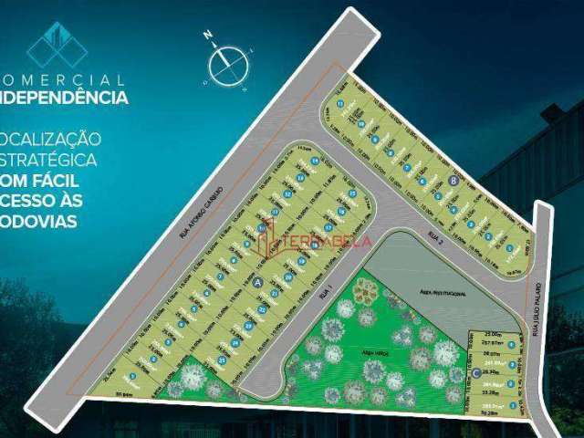 Terreno à venda, 250 m² por R$ 480,00 - Santa Claudina - Vinhedo/SP